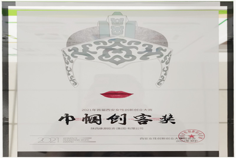 2021首页西安女性创新创业大赛巾帼创客奖